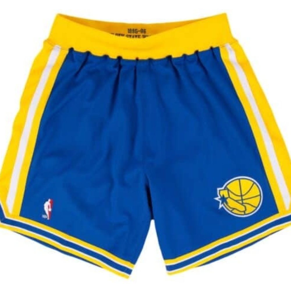Mitchell & Ness Authentic Shorts Golden State Warriors Road 1995-96